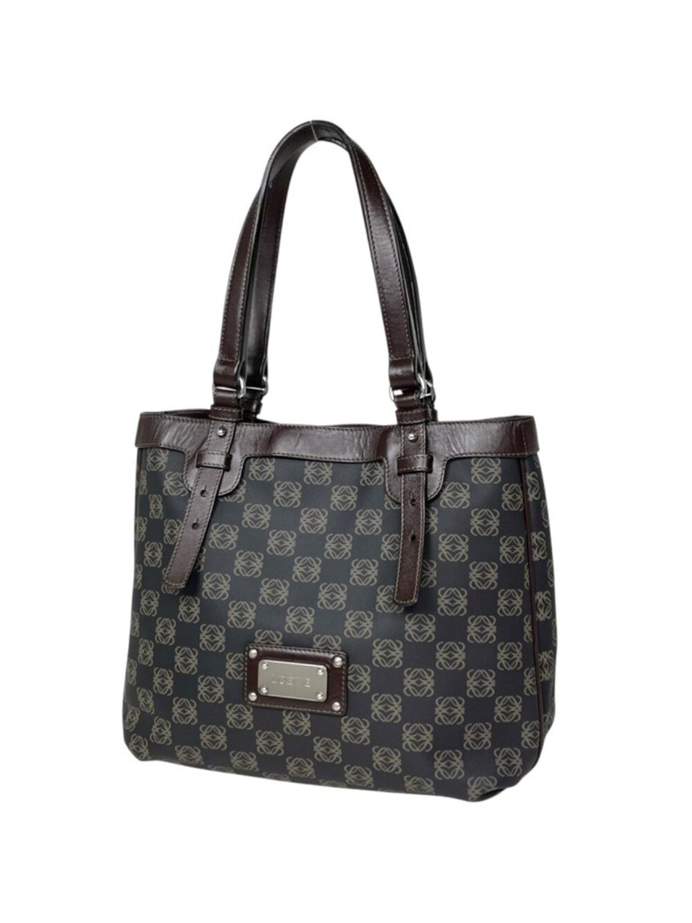Loewe Handbag Anagram Dark Brown